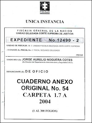 Expediente de Jorge Noguera
