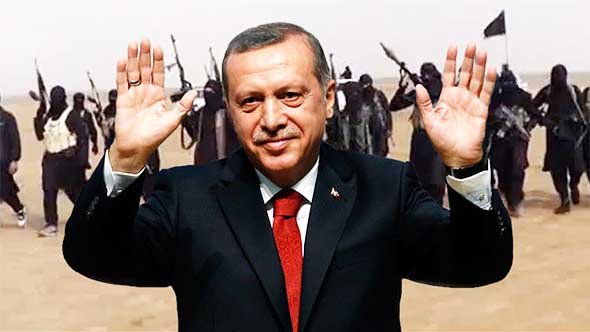 Militär resning i Turkiet mot Erdoğan ses som ett resultat av hans terroristvänliga krigspolitik mot Syrien