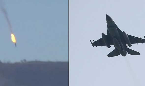PKK-gerillan sköt ned ett turkiskt F16-plan, enligt turkiska medier