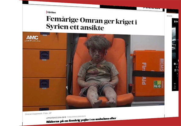 Vídeo-Syrien: Pappan till “Ambulansbarnet” Omran Daqneesh berättar om hur en krigshändelse manipulerades
