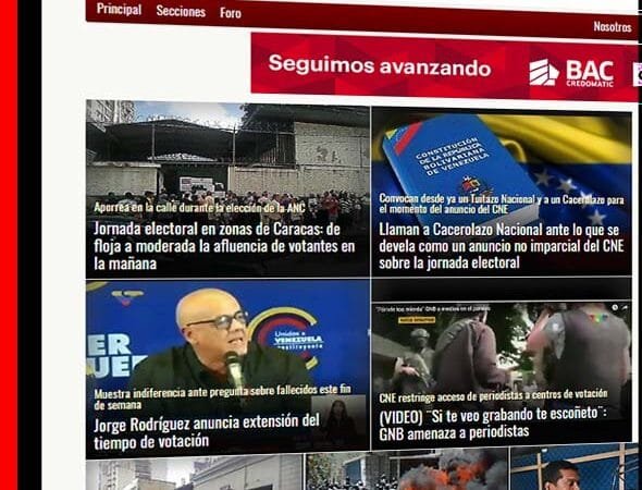 Venezuela: Ante la abrumadora participación del pueblo venezolano en las elecciones de hoy, el “Chavismo Critico” convoca un cacerolazo contra el “fraude” y pasan definitivamente al lado de Trump