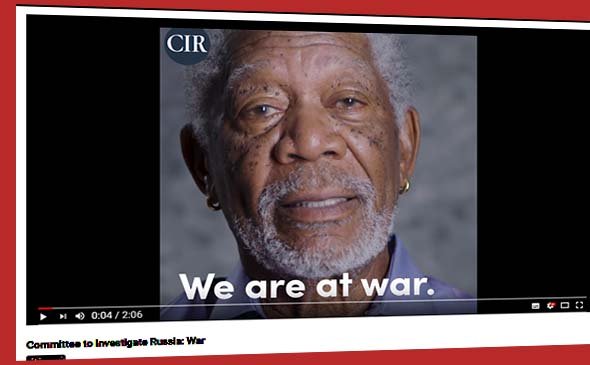 `The Housenigger´ Morgan Freeman drar i krig för att försvara 241 år av USA:s folkmordskrig mot . . .  Putin