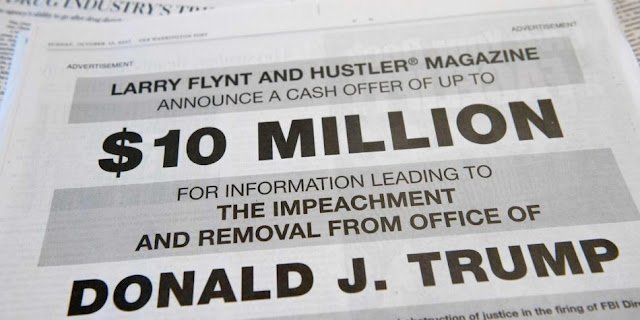 Porrkungen Harry Flynt förklarar Trump krig