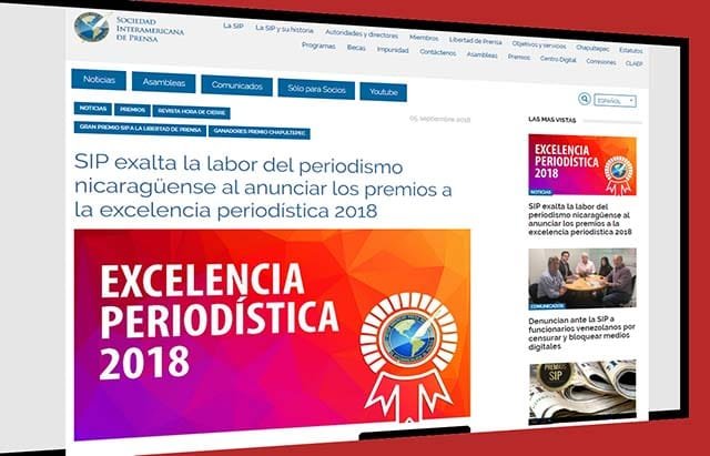 Nicaragua: SIP o cómo un golpista mediático premia a otro golpista y colega