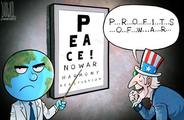 Kriget i Ukraina ett Klondyke för det militärindustriella komplexet i USA