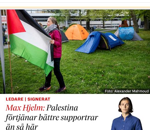 Sverige förtjänar bättre medier än Tel Avivs svenska DN-troll!