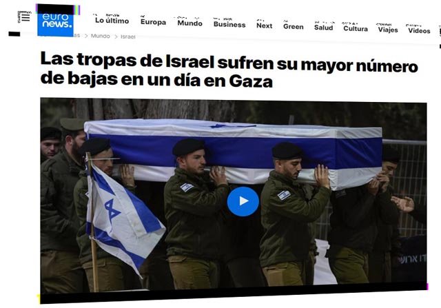 Israeliska soldater lider av en av sina värsta dagar i Gaza!