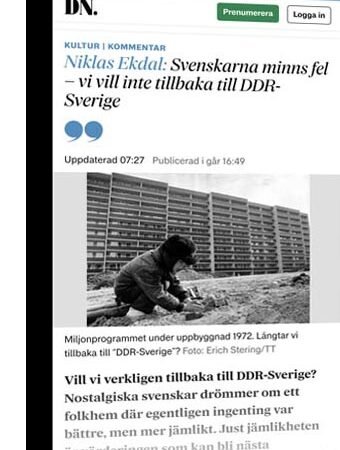 När DN raderade Frankrike som nyhet