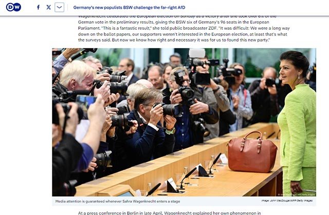 Det nya politiska vänsterfenomenet Sahra Wagenknecht, Tysklands ”Rosa Luxemburg”