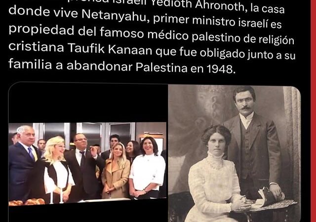 När Netanyahus hus stals från den palestinske läkaren Teufik Ken’an