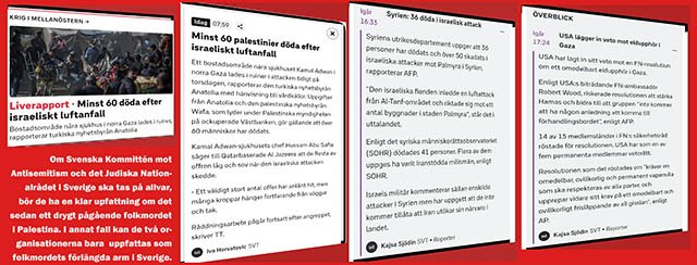 Palestina Dag 411: Folkmordet skördar 101 offer men Svenska Kommittén mot Antisemitism, vad säger den?