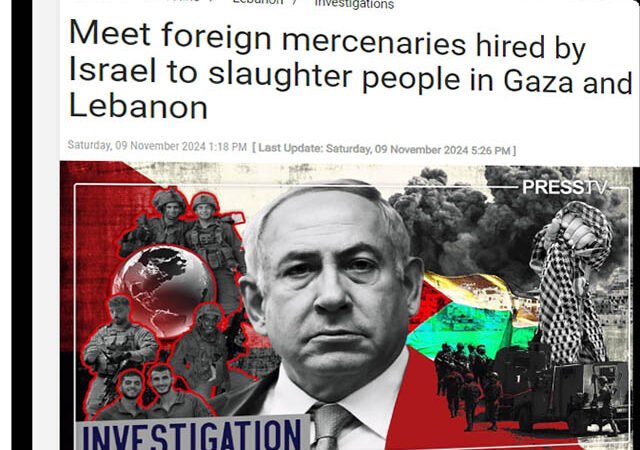 Utländska legosoldater deltar i Israels folkmord i Gaza och Libanon! Och svenskar?