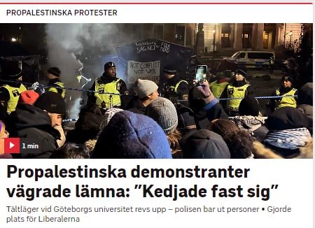 I USA dödades 1970 protesterande studenter, i Göteborg sätter liberalerna in polisen. Vad räds de?