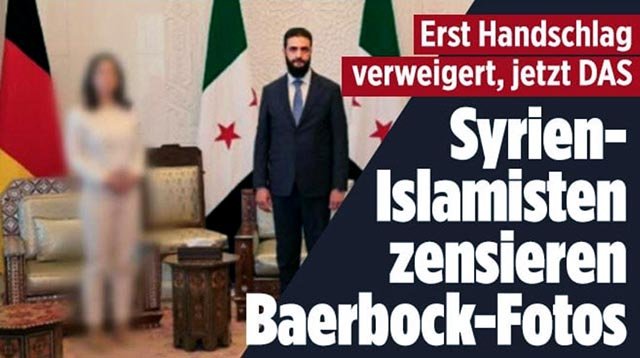 Fråga Baerbock: ”Vågar f-n gå i långbyxor nu i Damaskus om du är kvinna”!