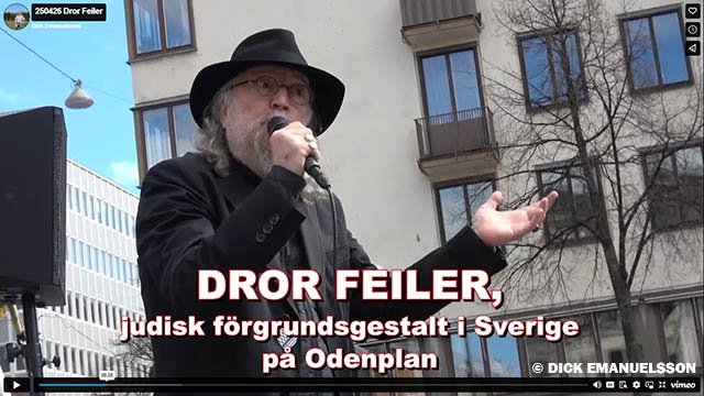 ”Det började inte den 7 oktober”, säger Dror Feiler, judisk förgrundsgestalt i Sverige