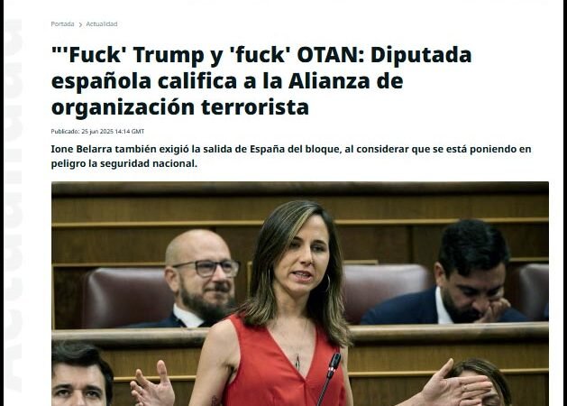 ”FUCK Trumps 5%” och ”FUCK NATO”!