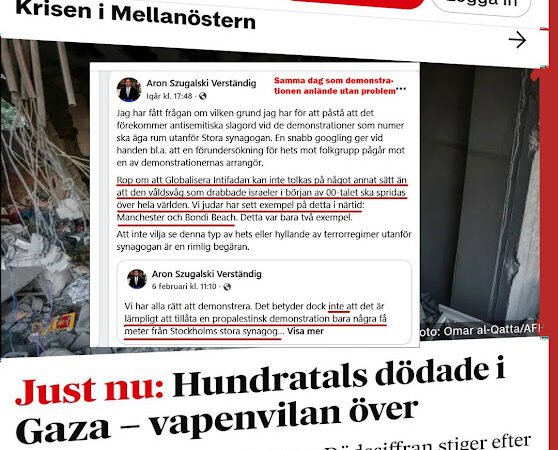Odenplan lördagen den 7 februari 2026: ”Aldrig ger vi upp”!