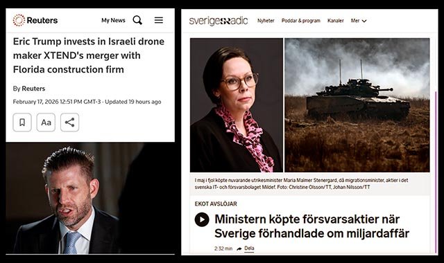 Den i vapen aktiespekulerande duon Trump Jr. & Stenergard mot nya lukrativa mål