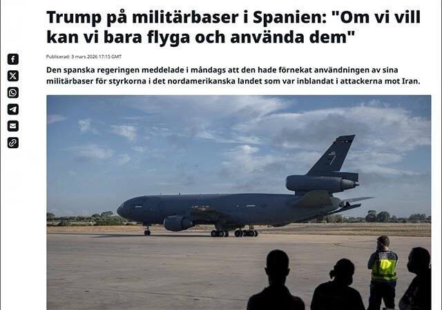 Trump till Spanien: Vi frågar inte, vi gör vad vi vill!