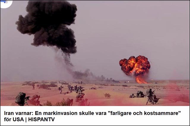 Enligt källor i US Central Command kan USA förbereda en markinvasion i Iran