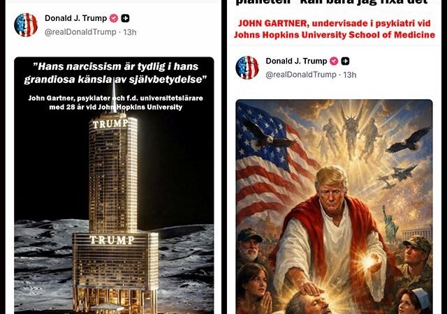 1) Påven vägrar gå i svar på den kloaknivå Trump befinner sig 2) Psykiaterkåren: Trump lider av narcissism, paranoia, antisocial personlighet och sadism