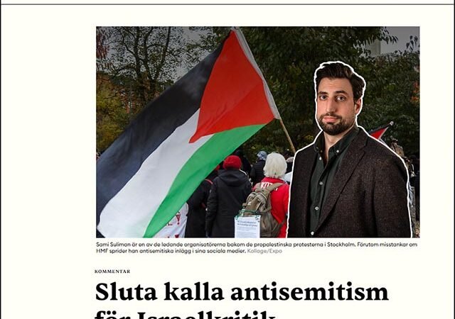 Expos politiska häxprocess mot den svenska palestinarörelsen och en rättegång i november